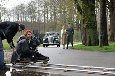 Opnamen oorlogsfilm in Hummelo (Hummelo, 2008-04-05)
