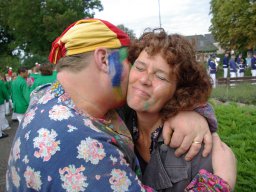 Bieleman André in actie tijdens het Volksfeest (Hummelo 2008, foto: Harold Pelgrom)