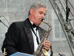 Bratislava Hot Serenaders tijdens Jazztime at the Keppel Castle (Laag-Keppel 2011, foto: Harold Pelgrom)