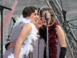 Bratislava Hot Serenaders tijdens Jazztime at the Keppel Castle (Laag-Keppel 2011, foto: Harold Pelgrom)