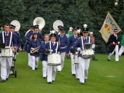 Muziekvereniging De Eendracht tijdens het Volksfeest (Hummelo 2012, foto: Harold Pelgrom)
