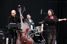 Eva Cortes (Jazztime at the Keppel Castle, Laag-Keppel 2012, Foto: Harold Pelgrom)
