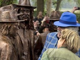 Onthulling standbeeld Normaal (Hummelo 2018, foto: Harold Pelgrom)