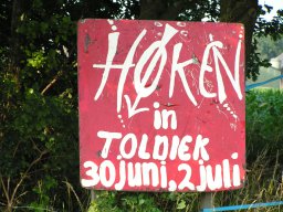Høken bij Flophouse in Toldiek (Toldijk 2006, foto: Harold Pelgrom)