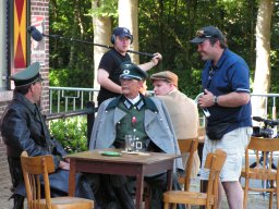 Filmopnamen oorlogsfilm 'In het vuur van de storm' (Hummelo 2006, foto: Harold Pelgrom)