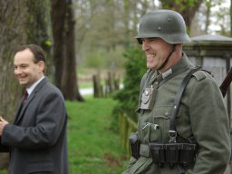 Filmopnamen oorlogsfilm 'In het vuur van de storm' (Hummelo 2008, foto: Harold Pelgrom)