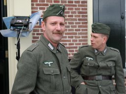 Filmopnamen oorlogsfilm 'In het vuur van de storm' (Hummelo 2008, foto: Harold Pelgrom)