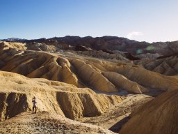 Zabriskie Point, Death Valley, California, 2017 (foto: Harold Pelgrom)