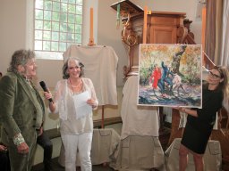 Schilderwedstrijd tijdens Vive la France (Hummelo 2015, foto: Harold Pelgrom)